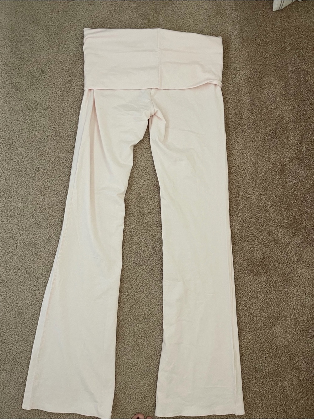 SKIMS Pale Pink Fold Over Pants. - Picture 7 of 7